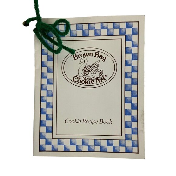 Brown Bag Cookie Art Christmas Tree Mold 1986 Hill Design With Recipe Booklet - Picture 4 of 4